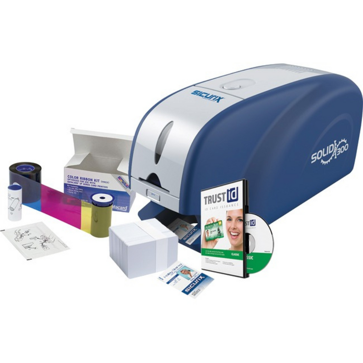 SICURIX 310 Single Sided Dye Sublimation/Thermal Transfer Printer - Card Print