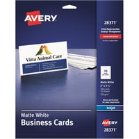 Avery¨ Printable Business Cards with SureFeed