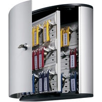 DURABLE¨ Brushed Aluminum Keyed Lock 36-Key Cabinet