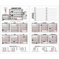 At-A-Glance Burkhart's Day Counter Daily Calendar Refill