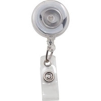 Advantus Translucent Retractable ID Card Reel with Snaps