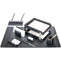 Dacasso Leather 10-Piece Desk Set