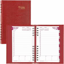 Blueline Brownline Coilpro Daily Appointment Planner