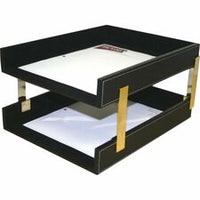 Dacasso Double Front Load Stacking Letter Tray