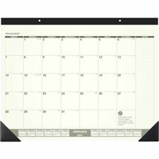 At-A-Glance 2024 Recycled Monthly Desk Pad, Standard, 22