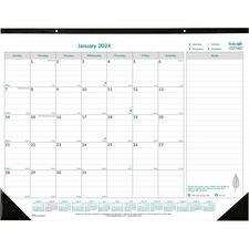 Brownline Ecologix Monthly Desk Pad