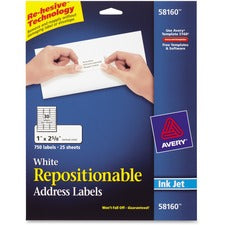 Avery¨ Repositionable Address Labelss - Sure Feed Technology