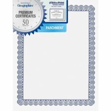 Geographics Conventional Blue Certificate