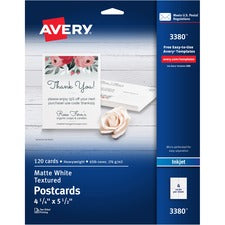 Avery¨ Matte Textured Postcards