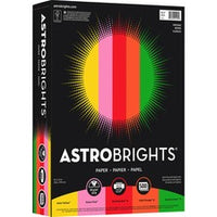 Astrobrights Color Copy Paper "Vintage" , 5 Assorted Colours