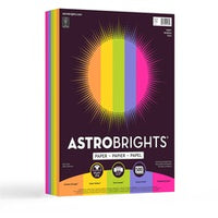 Astrobrights Color Copy Paper "Happy" , 5 Assorted Colours