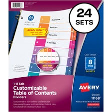 Avery¨ Ready Index Customizable TOC Dividers