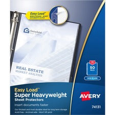 Avery¨ Super-Heavyweight Sheet Protectors