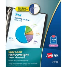 Avery¨ Heavyweight Sheet Protectors - Acid-free, Archival-safe