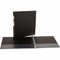 Avery¨ Economy 3 Ring Binder, 1.5" Round Rings, 1 Black Binder (03401)