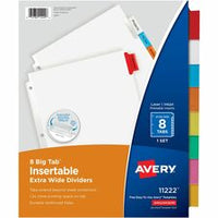 Avery¨ Big Tab Insertable Extra-Wide Dividers