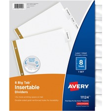 Avery¨ Worksaver Big Tab Insertable Indexes