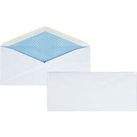 Business Source No.10 Regular Tint Security Envelopes