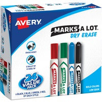 Avery¨ Desk & Pen-Style Dry Erase Markers