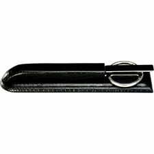 Dacasso Crocodile Embossed Black Leather Library Set