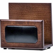 Dacasso Walnut & Leather Letter Holder