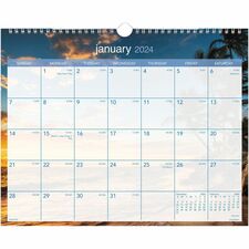 At-A-Glance Tropical Escape Wall Calendar