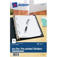 Avery¨ Monthly Preprinted Tab Dividers