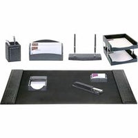 Dacasso Avellino Crocodile 9-Piece Desk Set