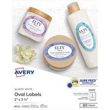 Avery¨ Easy Peel Oval Labels