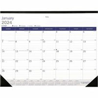 Blueline DuraGlobe Monthly Desk Pad Calendar