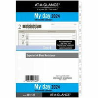 Day Runner 2024 Daily Planner One Page Per Day Refill, Loose-Leaf, Desk Size