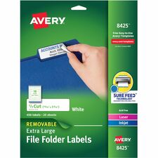 Avery¨ Extra-large TrueBlock Filing Labels