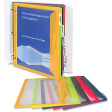 C-Line Super Heavyweight Poly Binder Pockets with Write-On Index Tabs