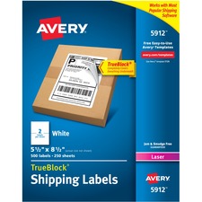 Avery¨ TrueBlock Shipping Label