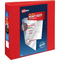 Avery¨ Heavy-Duty View Red 3" Binder (79325)