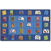 Carpets for Kids Reading Book Rectangle Seating Rug