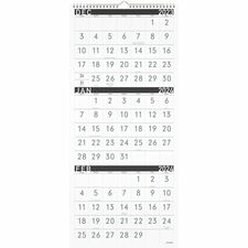 At-A-Glance Contemporary 3-Month Reference Wall Calendar