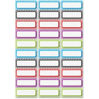 Ashley Dry Erase Chevron Nameplate Magnets