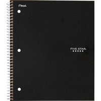 Five Star College Ruled 1-subject Notebook