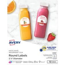 Avery¨ Durable Waterproof Labels, 2.5