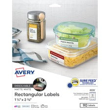 Avery¨ Dissolvable Rectangle Labels