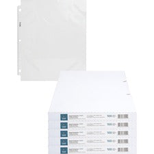 Business Source Poly Sheet Protectors