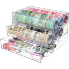 Deflecto 3-Drawer Storage Organizer