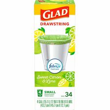 Glad Small Kitchen Drawstring Trash Bags