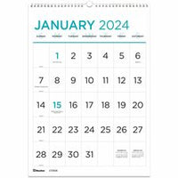 Blueline Large Print Monthly Wall Calendar