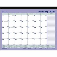 Blueline Magnetic Monthly Desk Pad