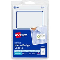 Avery¨ Flexible Name Badge Labels