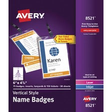 Avery¨ Vertical Name Badges