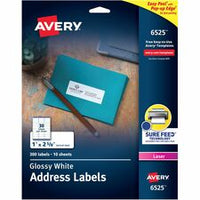 Avery¨ Easy Peel Glossy Address Labels