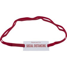 Advantus Social Distancing Chair Strap Sign